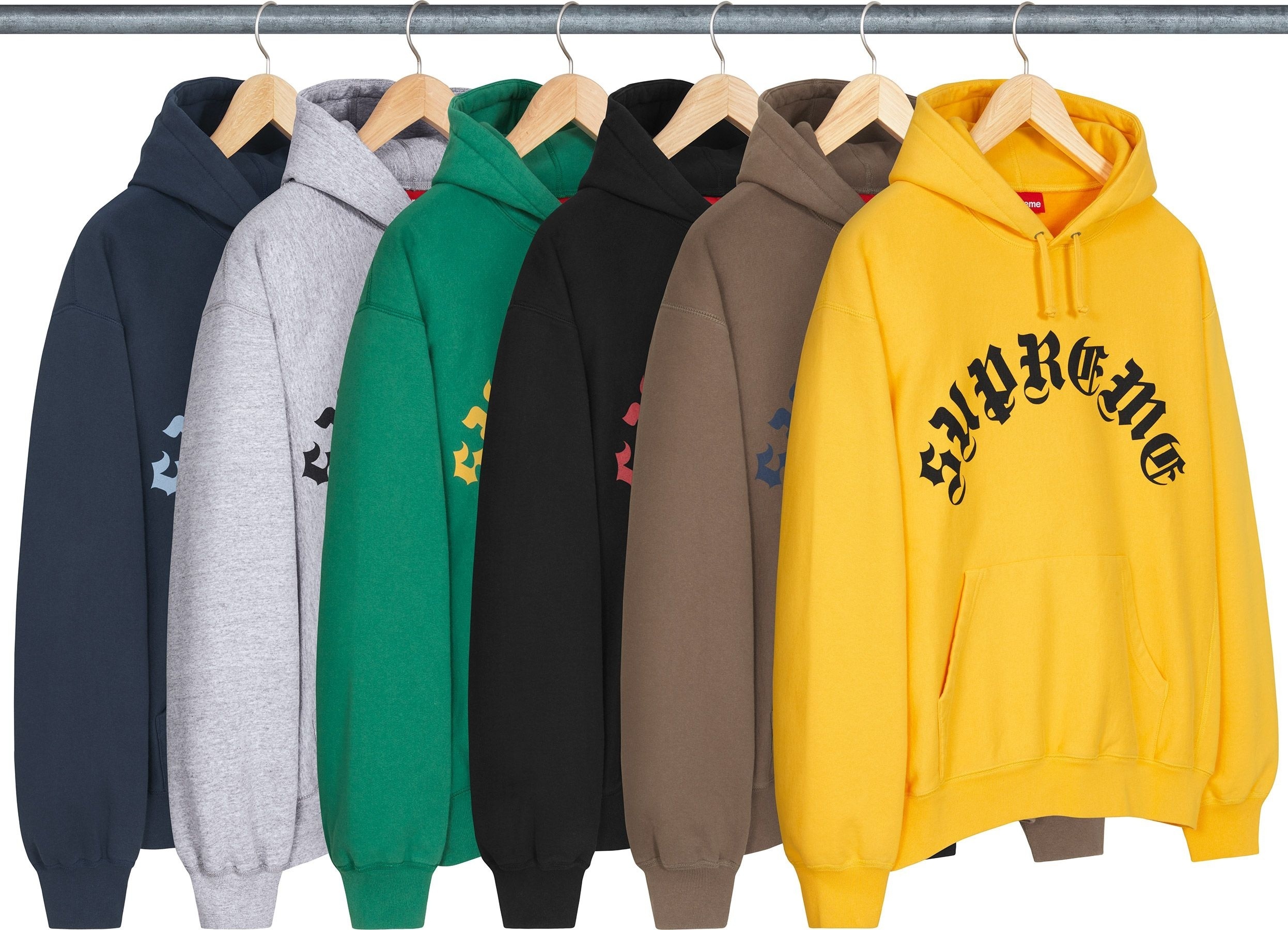 Printed Arc Hooded Sweatshirt